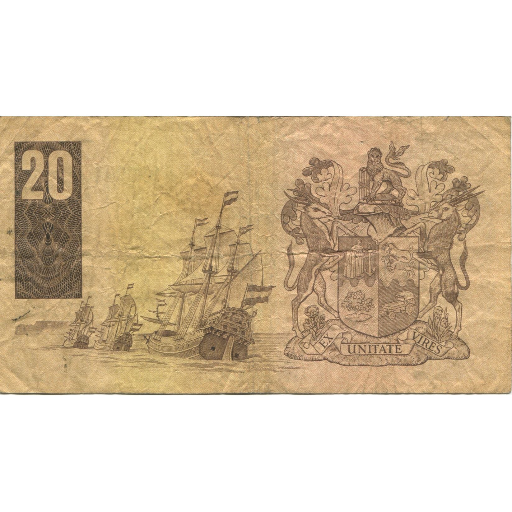 Banknote, South Africa, 20 Rand, Undated (1979), KM:121a, VF(20-25)