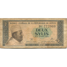 Banknote, Guinea, 2 Sylis, 1960, 1960-03-01, KM:21a, VF(30-35)