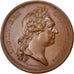 Francia, Medal, Louis XV, Politics, Society, War, 1773, Duvivier, SPL, Bronzo...