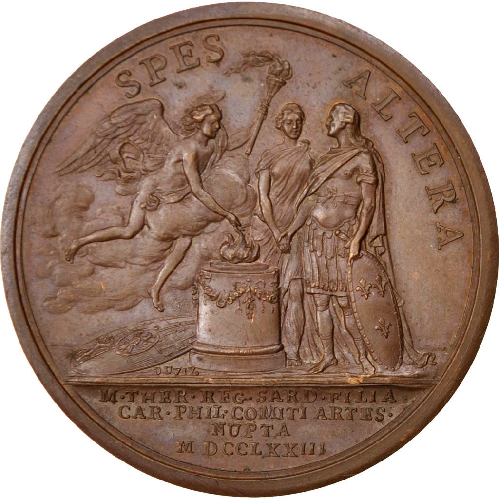Francia, Medal, Louis XV, Politics, Society, War, 1773, Duvivier, SPL, Bronzo...