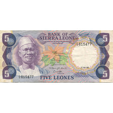 Banknote, Sierra Leone, 5 Leones, 1981, 1981-07-01, KM:7d, AU(55-58)