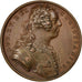 FRANCE, Politics, Society, War, Louis XV, Medal, 1738, AU(55-58), Duvivier,...