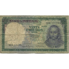 Banconote, Portogallo, 20 Escudos, 1960, 1960-07-26, KM:163a, B+