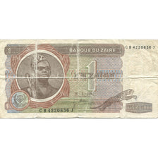 Banknote, Zaire, 1 Zaïre, 1981, 1981-05-20, KM:18a, VG(8-10)