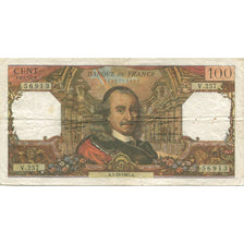 Francia, 100 Francs, Corneille, 1967, 1967-10-05, BC, Fayette:65.18, KM:149c