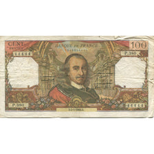 Frankrijk, 100 Francs, Corneille, 1969, 1969-01-02, B+, Fayette:65.25, KM:149c