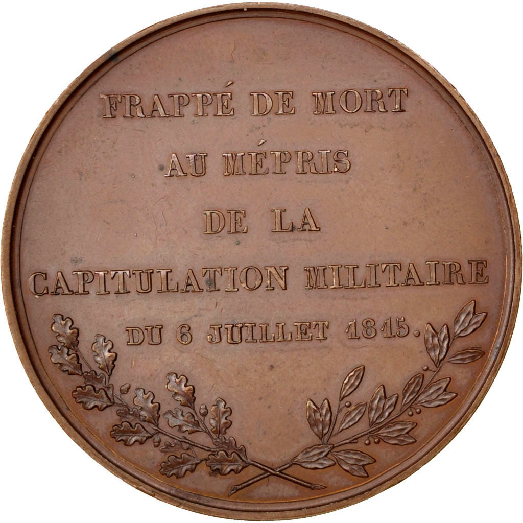 FRANCE, History, First French Empire, Medal, 1832, AU(55-58), Copper, 41, 37.50