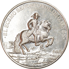 Mexico, Medaille, Castillo de Chapultepec, 1985, PR, Silvered bronze