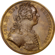 France, Médaille, Louis XV, Pacification de la République de Genève, 1738