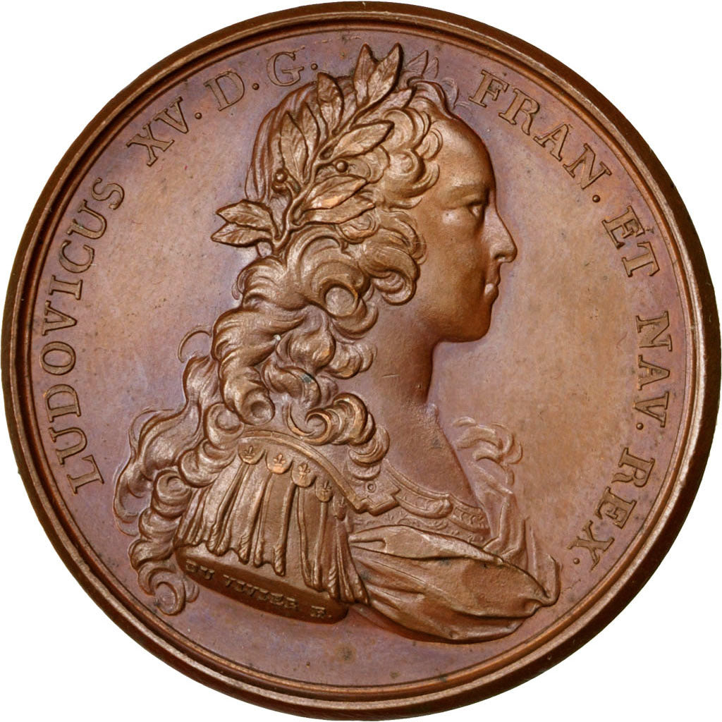 Louis XV, Médaille, A la mémoire de Louis XIV