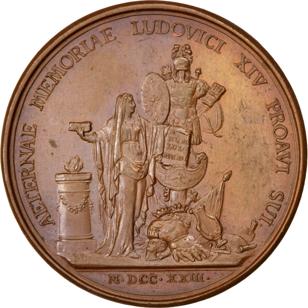 Louis XV, Médaille, A la mémoire de Louis XIV