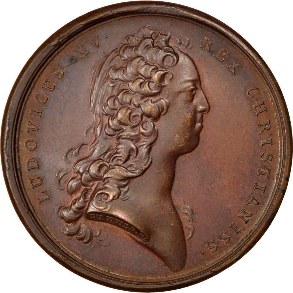 Louis XV, Médaille, Le pont de Blois
