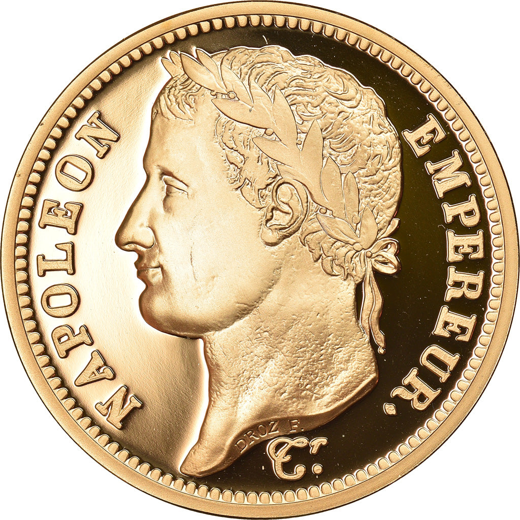 France, Medal, Napoléon Ier, Réplique de la 40 Francs Or, MS(65-70), Copper