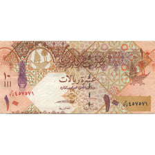 Banconote, Quatar, 10 Riyals, KM:22, BB
