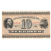 Nota, Dinamarca, 10 Kroner, 1936, 1936-04-07, KM:44p, AU(55-58)