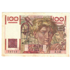 France, 100 Francs, Jeune Paysan, 1946, E.148, EF(40-45), Fayette:28.11, KM:128a