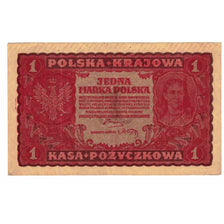 Billet, Pologne, 1 Marka, 1919, 1919-08-23, KM:23, TTB