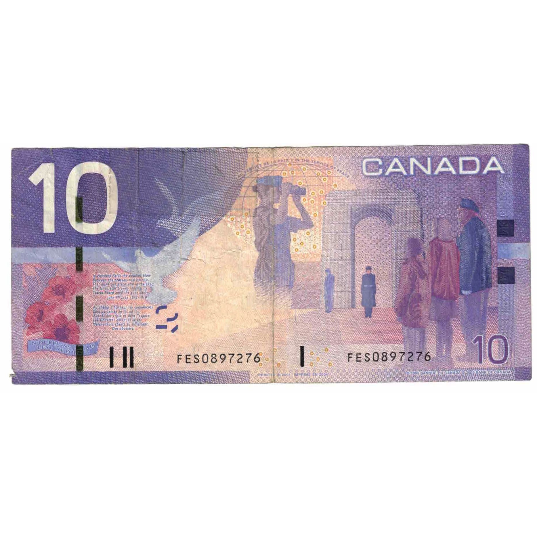 Geldschein, Kanada, 10 Dollars, 2005, KM:102Ad, SS