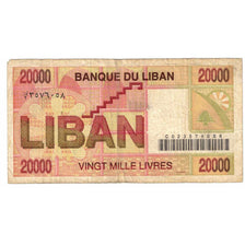 Billet, Liban , 20,000 Livres, Undated (2001), KM:81, B
