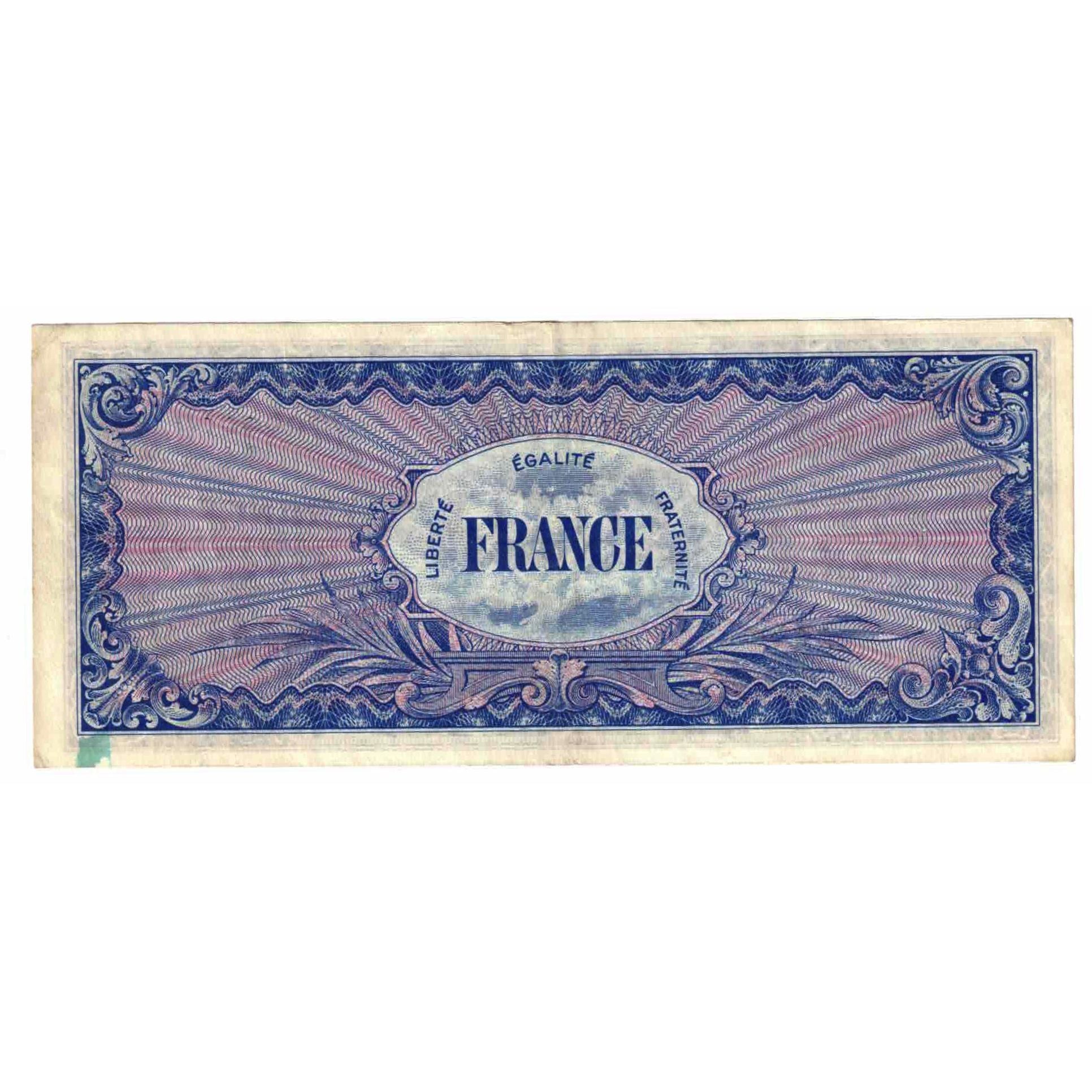 France, 100 Francs, 1945 Verso France, 1944, 776, AU(55-58), Fayette:VF25.3