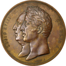 FRANCE, Politics, Society, War, Charles X, Medal, 1825, AU(55-58), Petit,...