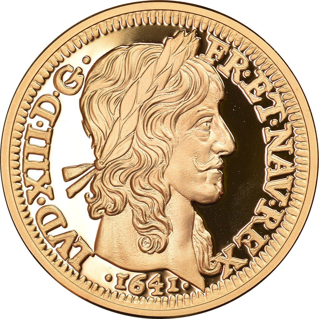 France, Medal, Réplique du Louis d'Or à la Mèche Longue 1641 Paris, History