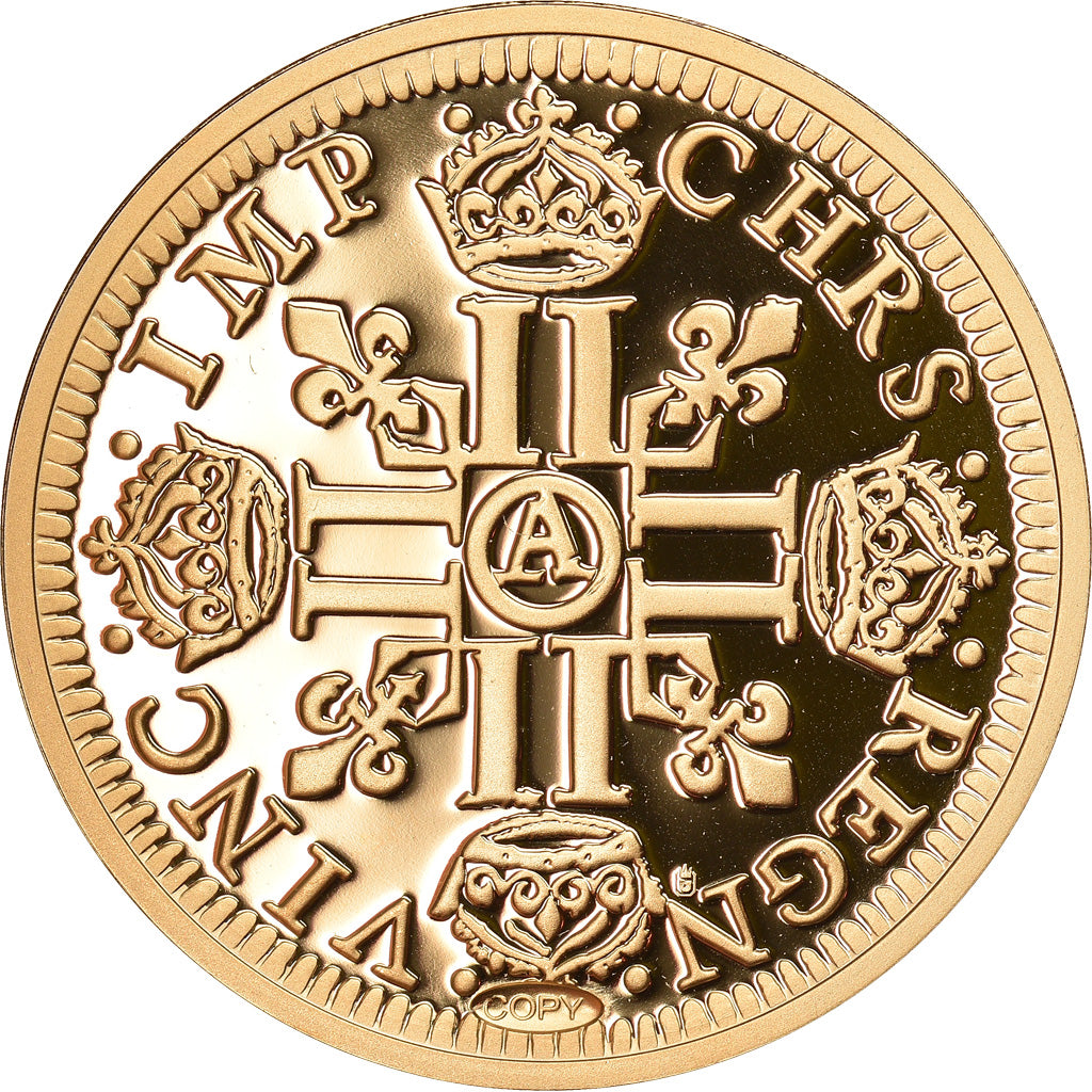 France, Medal, Réplique du Louis d'Or à la Mèche Longue 1641 Paris, History