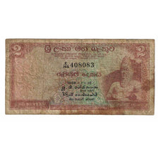 Nota, Ceilão, 2 Rupees, 1968, 1968-01-10, KM:67b, VF(20-25)