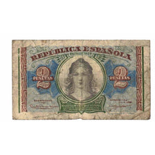 Banknote, Spain, 2 Pesetas, 1938, KM:95, VF(20-25)