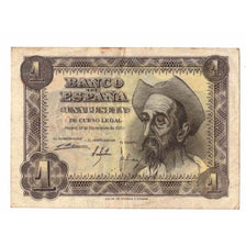 Banknote, Spain, 1 Peseta, 1951, 1951-11-19, KM:139a, EF(40-45)