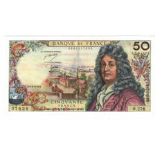 France, 50 Francs, Racine, 1975, O.276, AU(55-58), Fayette:64.30, KM:148e