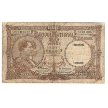 Banknote, Belgium, 20 Francs, 1929, 1929-01-08, KM:98b, VF(20-25)