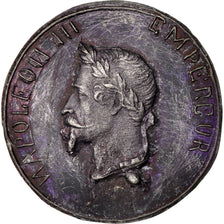Francia, Medal, Second French Empire, Politics, Society, War, 1867, BB+, Stag...