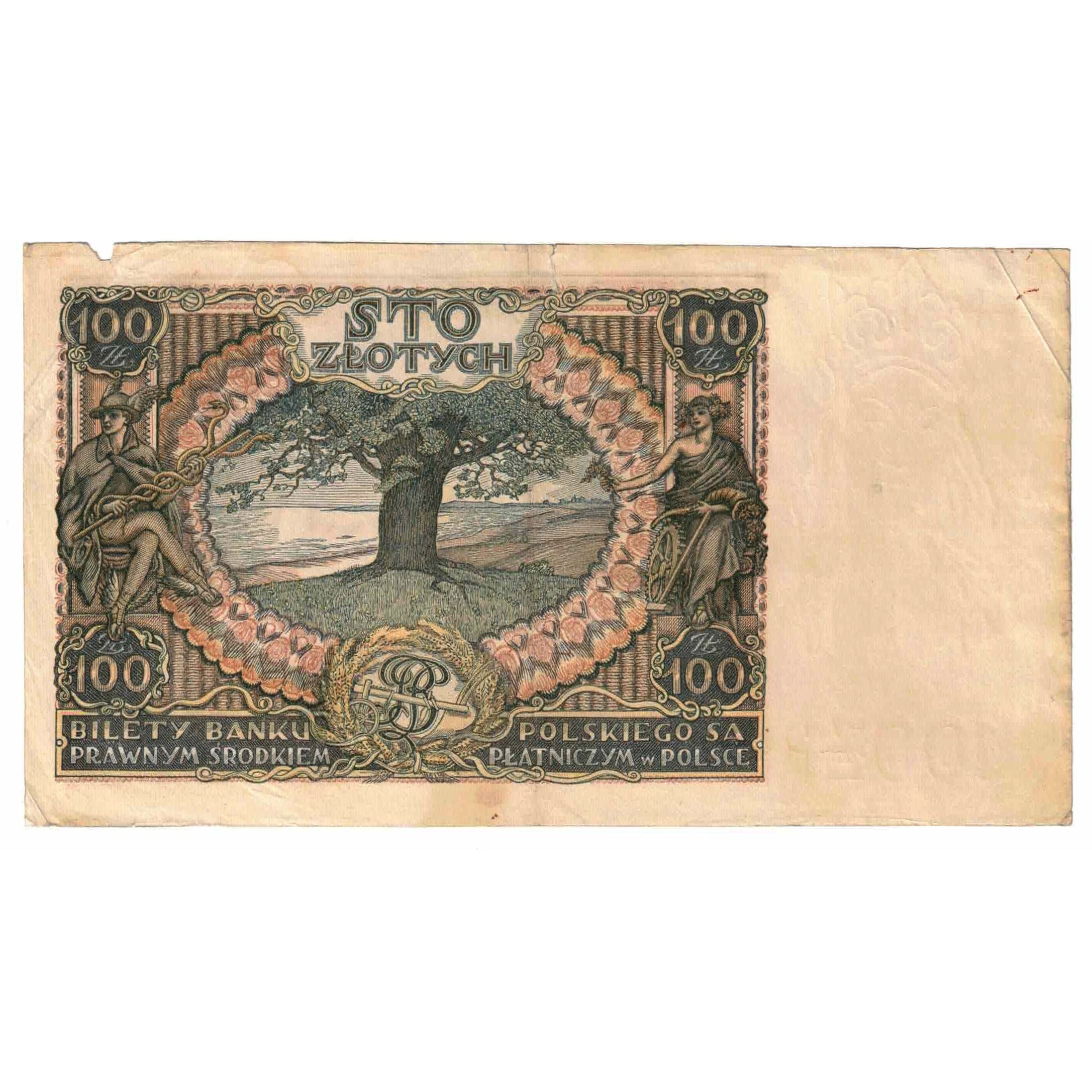 Banknote, Poland, 100 Zlotych, 1934, 1934-11-09, KM:74a, VG(8-10)