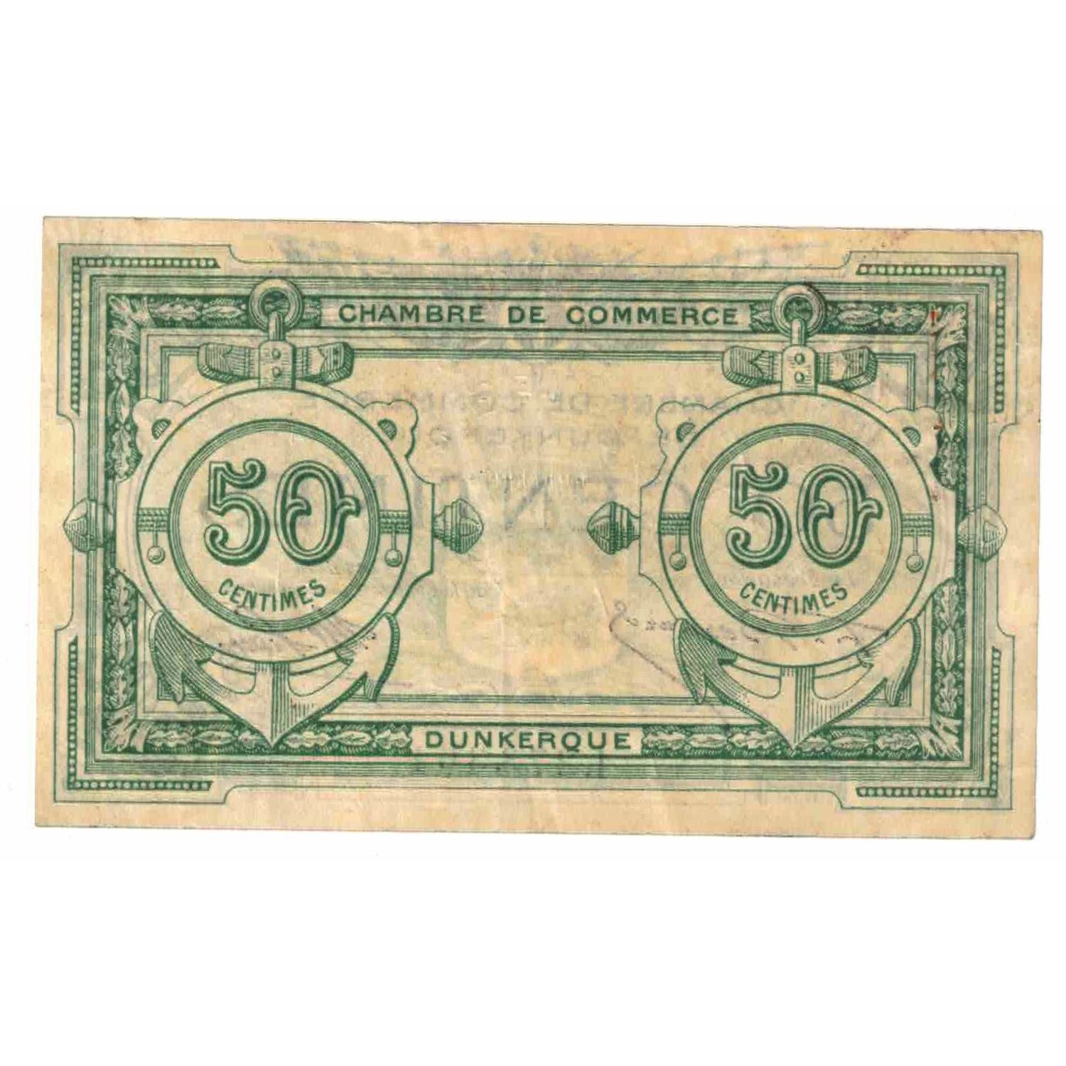 Francia, Dunkerque, 50 Centimes, MBC, Pirot:54-01