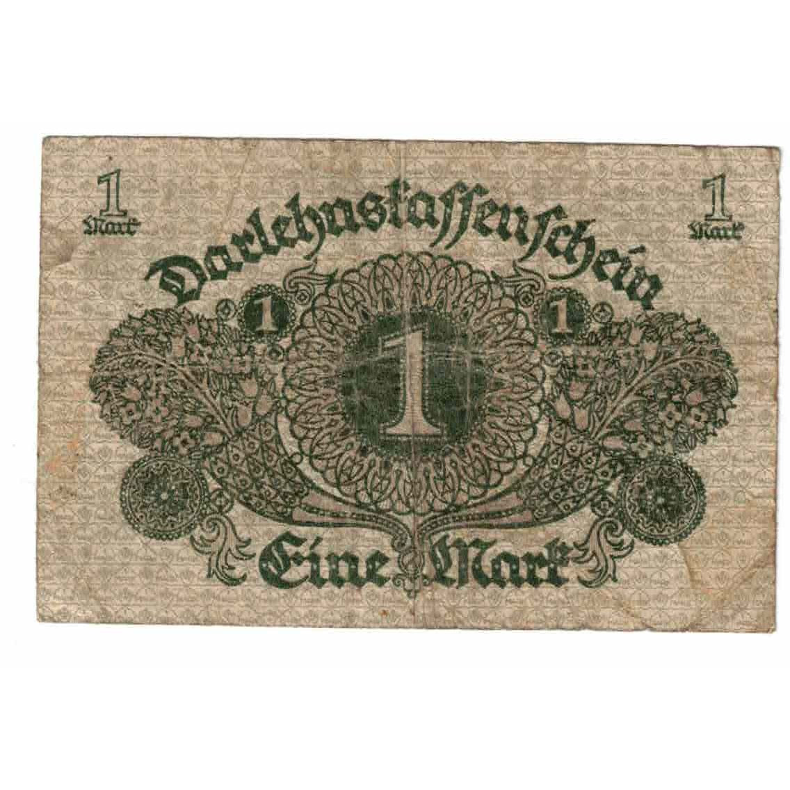 Banknote, Germany, 1 Mark, KM:58, VF(20-25)