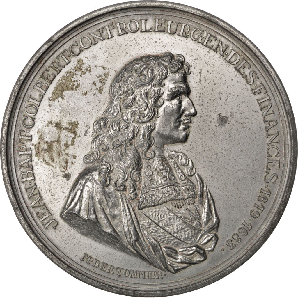 France, Medal, Louis XIV, History, AU(55-58), Tin