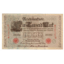 Geldschein, Deutschland, 1000 Mark, 1910, 1910-04-21, KM:44a, VZ