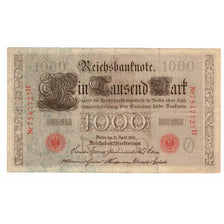 Nota, Alemanha, 1000 Mark, 1910, 1910-04-21, KM:44a, AU(55-58)