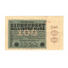 Banknote, Germany, 100 Millionen Mark, 1923, 1923-08-22, KM:107e, EF(40-45)