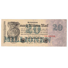 Nota, Alemanha, 20 Millionen Mark, 1923, 1923-07-25, KM:97b, AU(55-58)