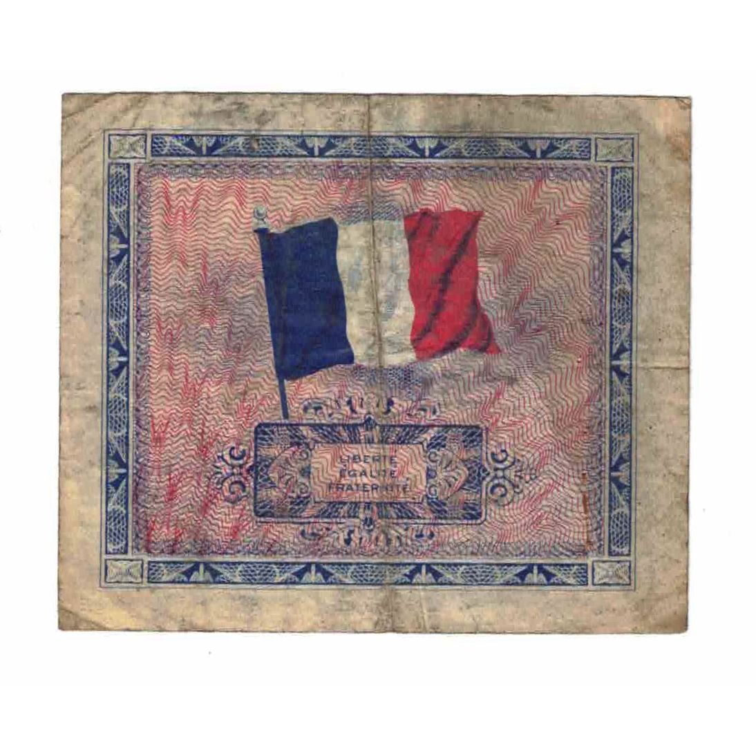 France, 5 Francs, 1944, 43469549, VF(20-25), Fayette:VF17.1, KM:115a