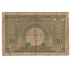 Banknote, Morocco, 50 Francs, 1949, 1949-12-02, KM:44, VF(20-25)