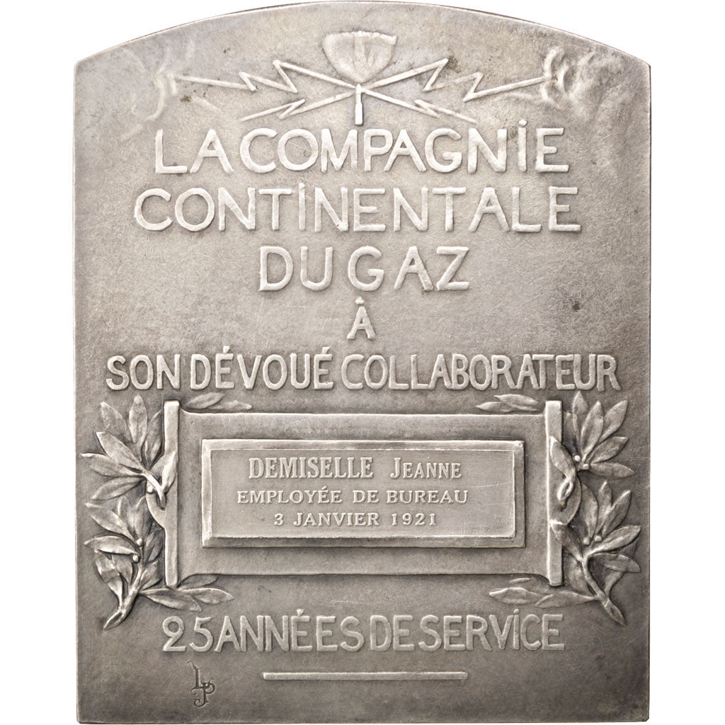 Francia, Medal, French Third Republic, Business & industry, 1921, Legastelois...