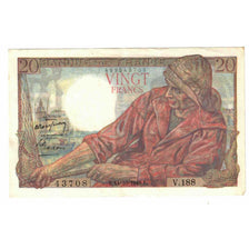 Frankreich, 20 Francs, Pêcheur, 1948, V.188, VZ, Fayette:13.13, KM:100c