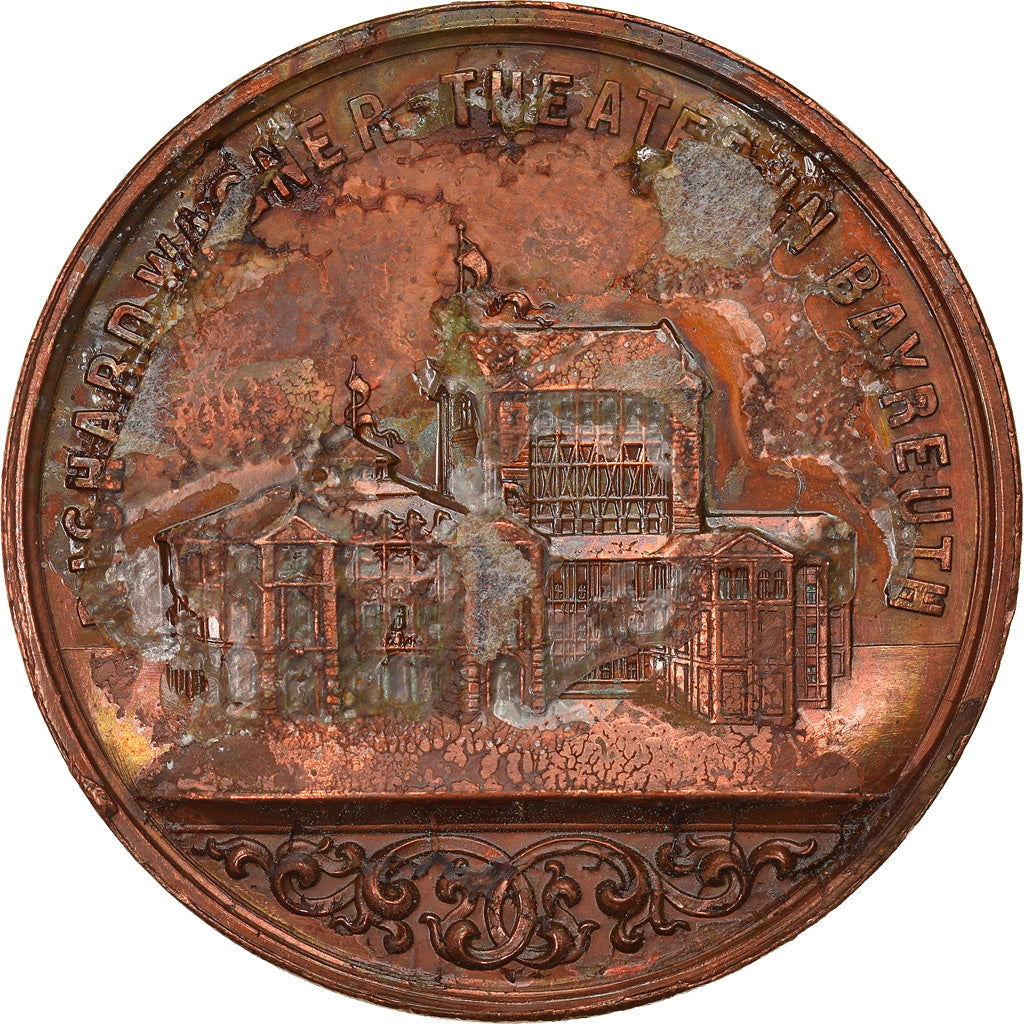Alemanha, Medal, Musique, Richard Wagner, Artes e Cultura, Drentwett, AU(50-53)