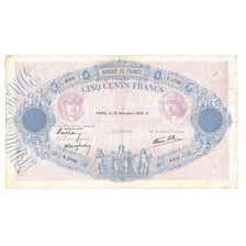 Francia, 500 Francs, 1939, Y.3790, MB+, Fayette:31.49, KM:88c