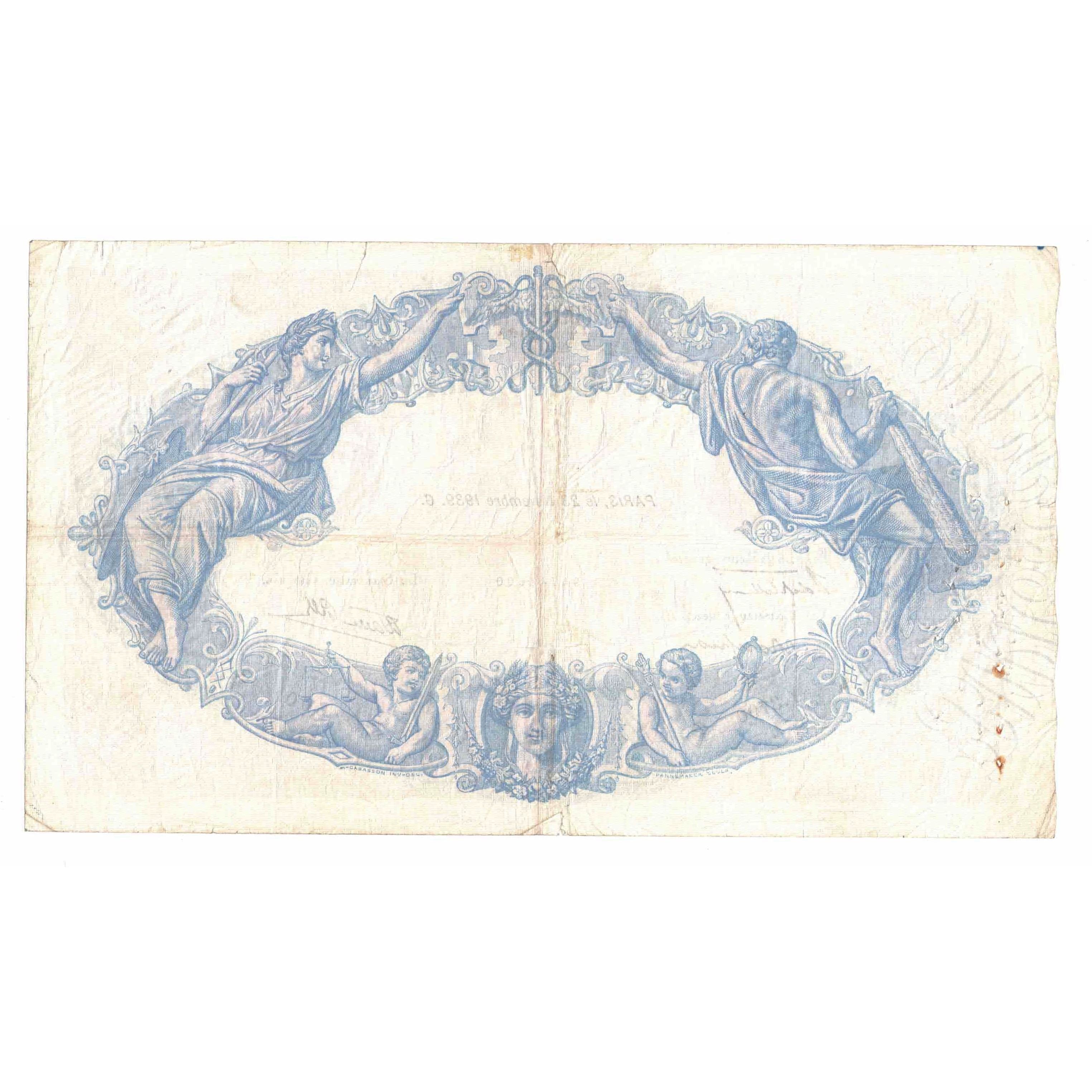 Francia, 500 Francs, 1939, Y.3790, MB+, Fayette:31.49, KM:88c