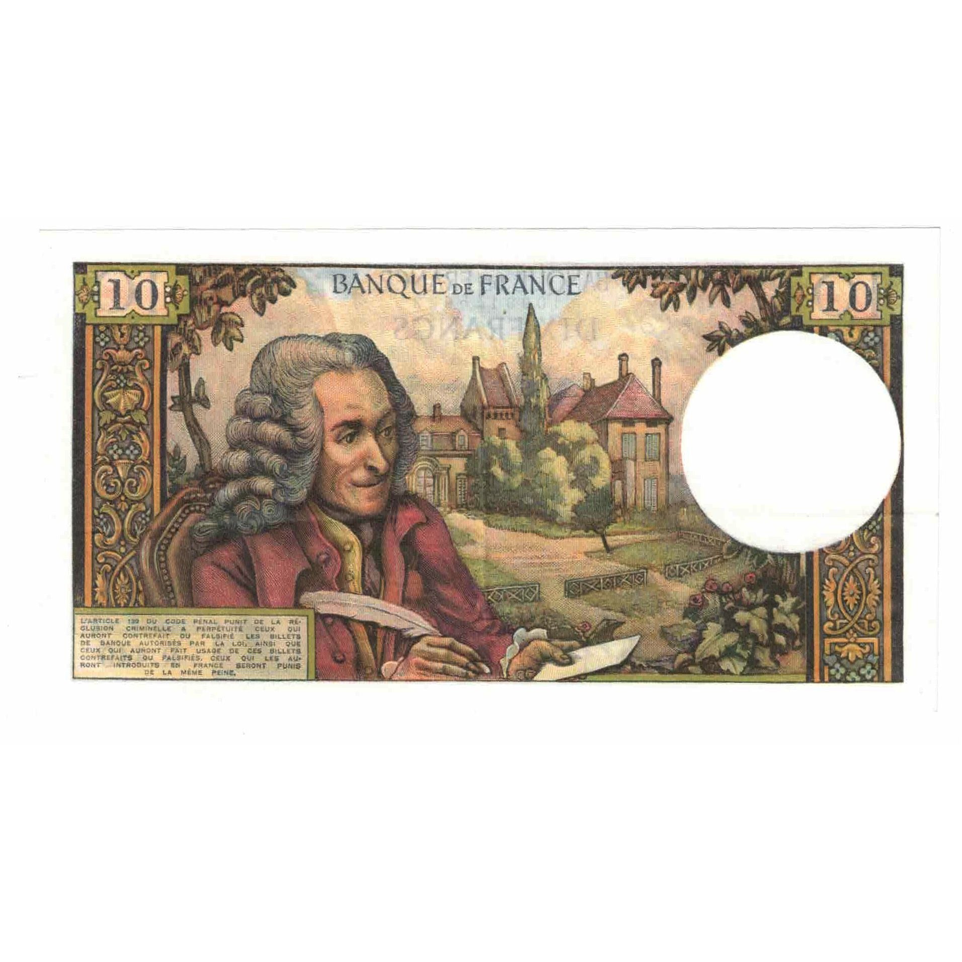Francia, 10 Francs, Voltaire, 1968, R.440, EBC+, Fayette:62.35, KM:147c
