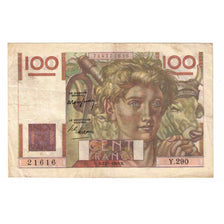 Frankreich, 100 Francs, Jeune Paysan, 1949, Y.290, SS, Fayette:28.21, KM:128b